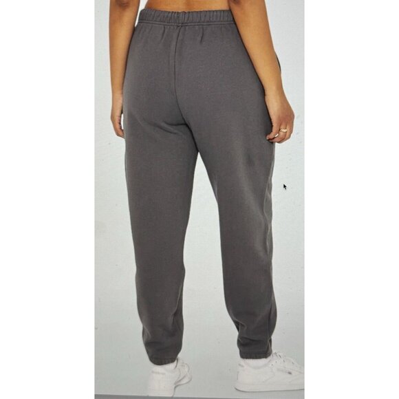 Set Active- Set Sweatpants Jogger Large Gray Heavyweight Women Sweats Drawstring - Picture 2 of 12